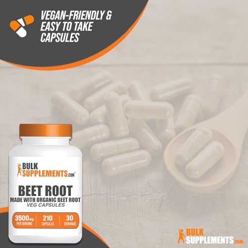 BULKSUPPLEMENTS.COM Beet Root Capsules - Beetroot Supplement, Beet Root Pills - Maple Wellness Supplements