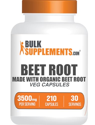 BULKSUPPLEMENTS.COM Beet Root Capsules - Beetroot Supplement, Beet Root Pills - Maple Wellness Supplements