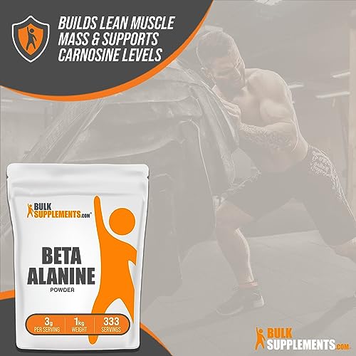 BULKSUPPLEMENTS.COM Beta Alanine Powder - Beta Alanine Pre Workout, Beta Alanine - Maple Wellness Supplements