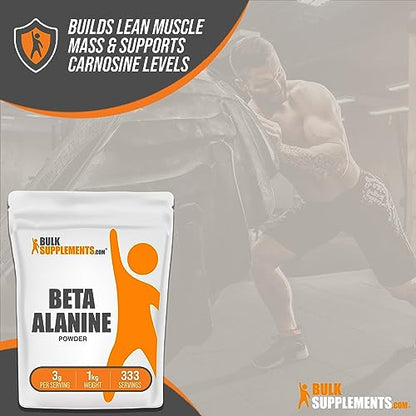 BULKSUPPLEMENTS.COM Beta Alanine Powder - Beta Alanine Pre Workout, Beta Alanine - Maple Wellness Supplements