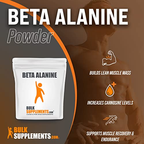 BULKSUPPLEMENTS.COM Beta Alanine Powder - Beta Alanine Supplement, Beta Alanine - Maple Wellness Supplements