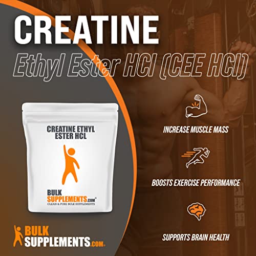 BULKSUPPLEMENTS.COM Creatine Ethyl Ester HCl Powder - Creatine Pre Workout Powder - Maple Wellness Supplements