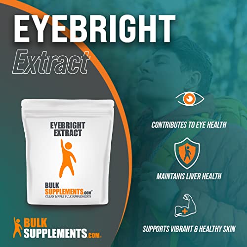 BULKSUPPLEMENTS.COM Eyebright Extract Powder - Eye Bright Extract - Eye Supplement - Maple Wellness Supplements