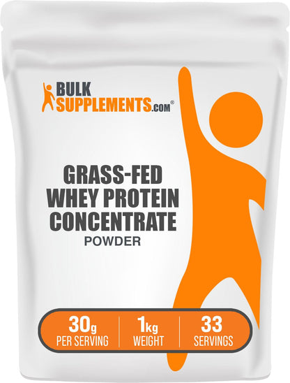 BULKSUPPLEMENTS.COM Grass Fed Whey Protein Powder - Pure Protein Powder - Maple Wellness Supplements