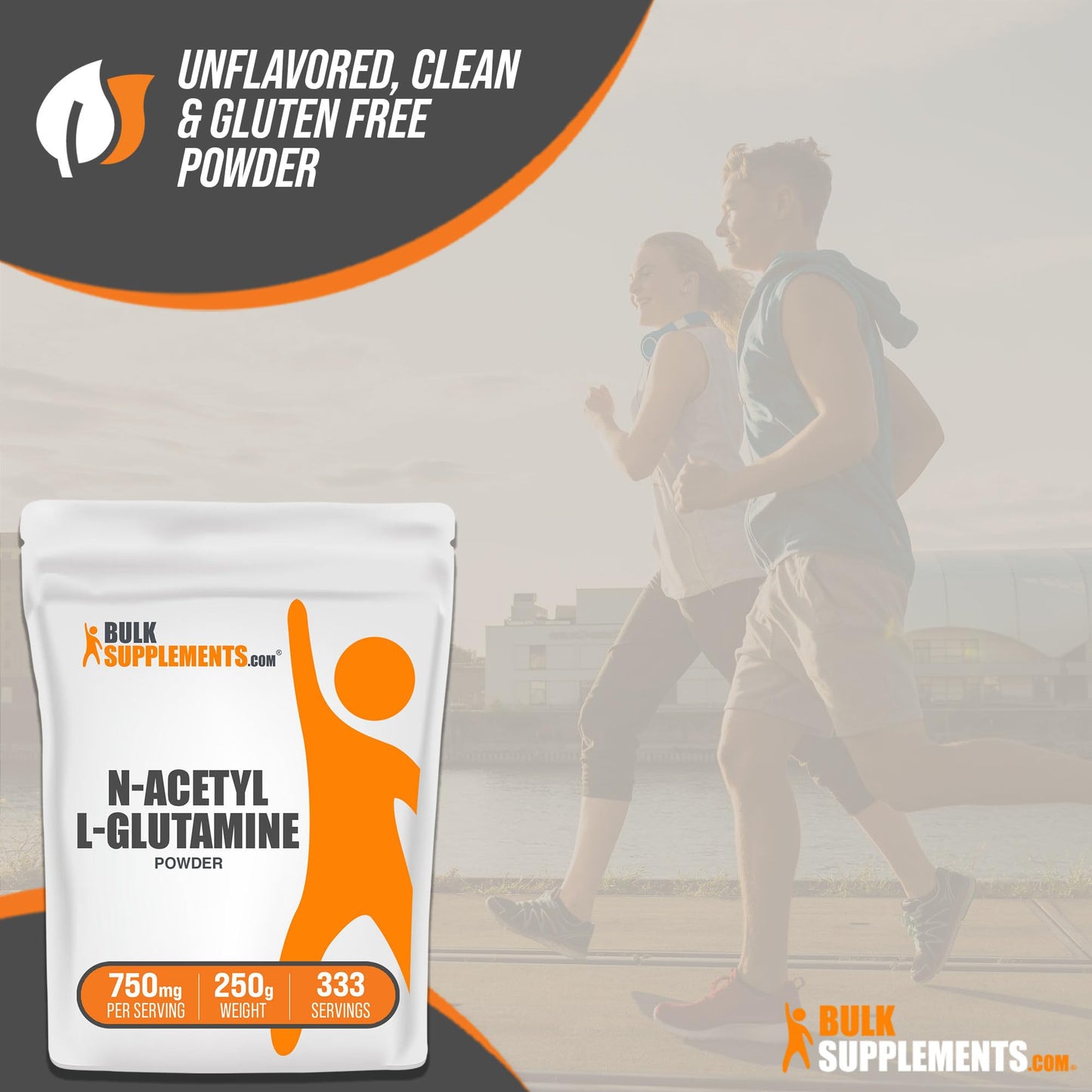 BULKSUPPLEMENTS.COM N-Acetyl L-Glutamine Powder - Glutamine Supplement - Maple Wellness Supplements