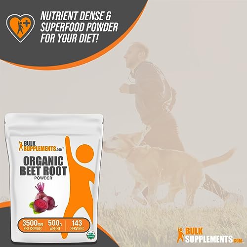 BULKSUPPLEMENTS.COM Organic Beet Root Powder - Beet Powder Organic, Beetroot - Maple Wellness Supplements