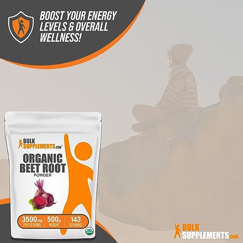 BULKSUPPLEMENTS.COM Organic Beet Root Powder - Beet Powder Organic, Beetroot - Maple Wellness Supplements
