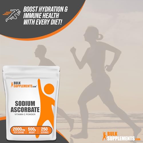 BulkSupplements.com Sodium Ascorbate Powder - Antioxidant Powder - Sodium Ascorbate - Maple Wellness Supplements