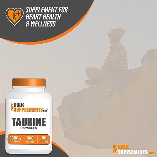 BULKSUPPLEMENTS.COM Taurine Capsules - Taurine Supplement, Taurine 2000mg - Maple Wellness Supplements