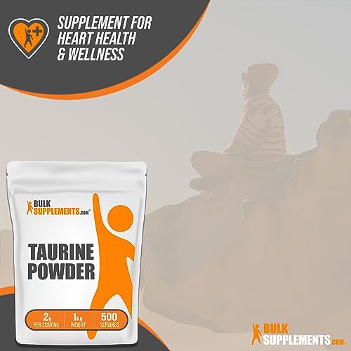 BULKSUPPLEMENTS.COM Taurine Powder - Taurine Supplement, Taurine 2000mg - Maple Wellness Supplements
