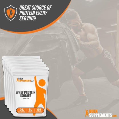 BULKSUPPLEMENTS.COM Whey Protein Isolate Powder - Unflavored Protein Powder - Maple Wellness Supplements