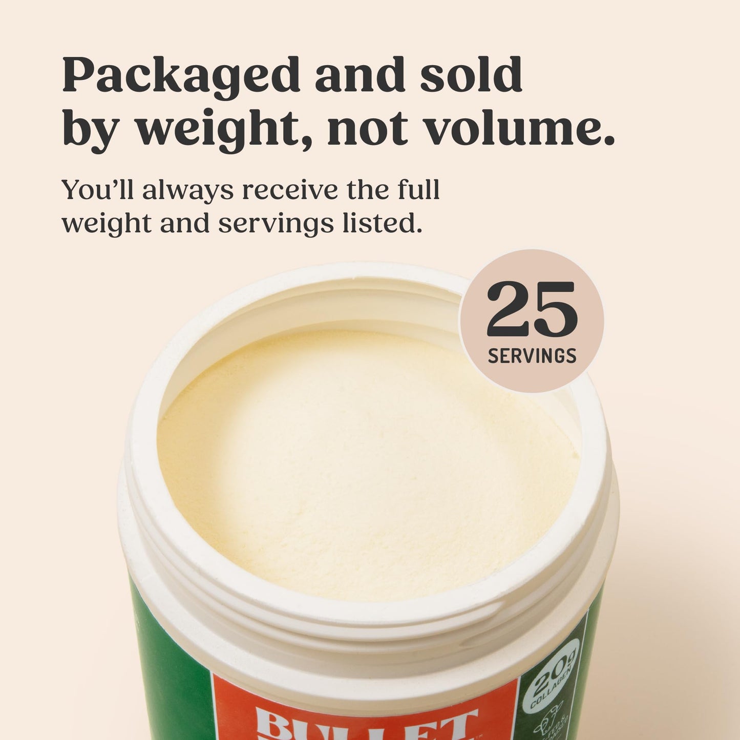 Bulletproof Unflavored Collagen Peptides Powder, 20g Grass-Fed Collagen Protein and Amino Acids for Skin - Maple Wellness Supplements