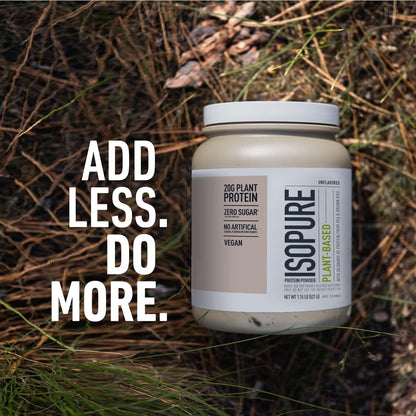 Bundle of Isopure Unflavored Organic Vegan Pea Protein Powder, Dairy Free with Amino - Maple Wellness Supplements