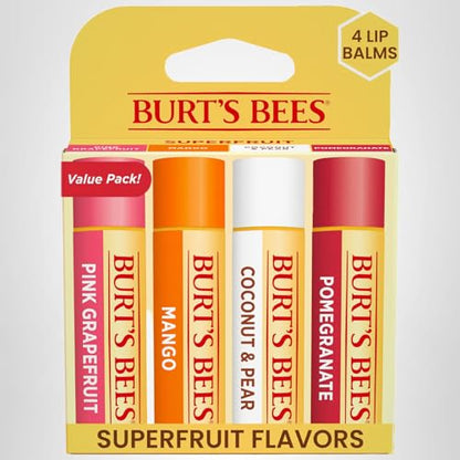 Burt's Bees 100% Natural Moisturizing Lip Balm (Superfruit) - Maple Wellness Supplements