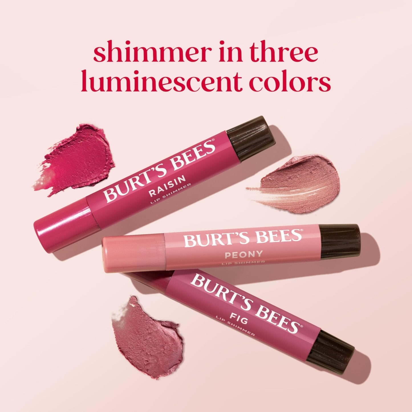 Burt's Bees Easter Basket Stuffers, Lip Shimmer Nude Collection, Tinted Lip Balm, Moisturizing for All Day Hydration with Natural Glowy Finish - Maple Wellness Supplements