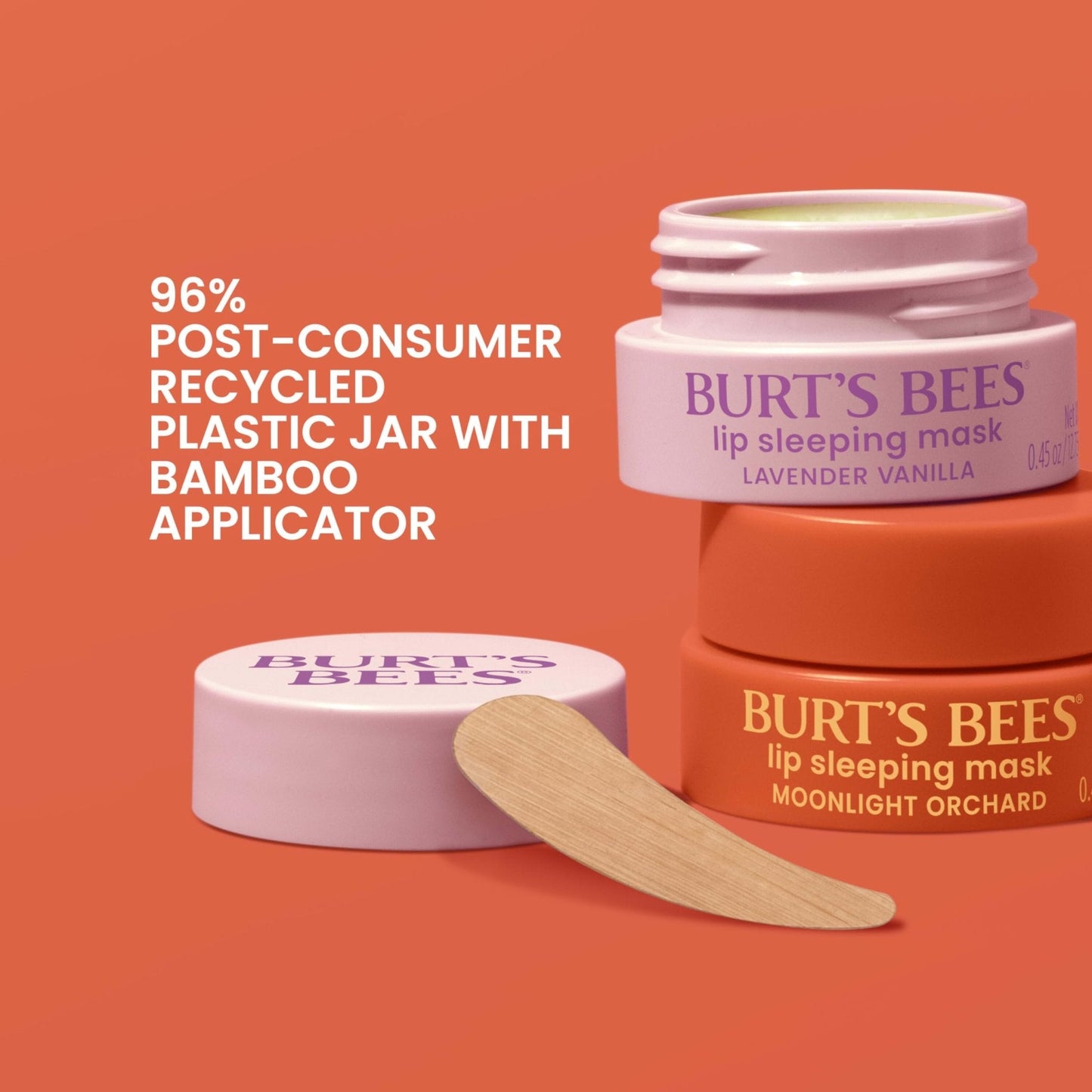 Burt’s Bees Lavender Vanilla Lip Sleeping Mask, With Hyaluronic Acid and Squalane Moisturizer To Instantly Hydrate Lips, Overnight Mask and Treatment, 0.45 oz. - Maple Wellness Supplements