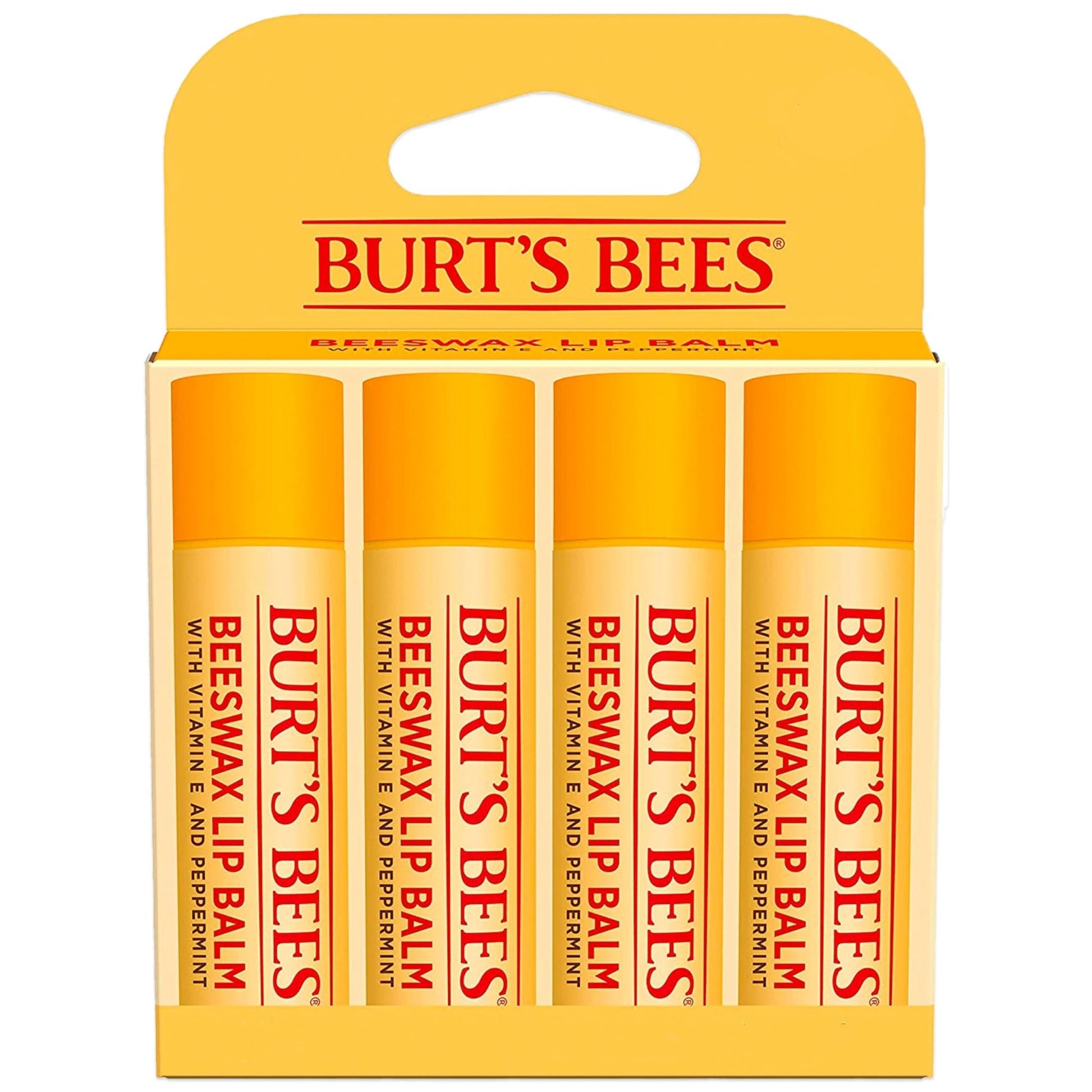 Burt's Bees Lip Balm - Original Beeswax, Lip Moisturizer With Responsibly Sourced Beeswax - Maple Wellness Supplements