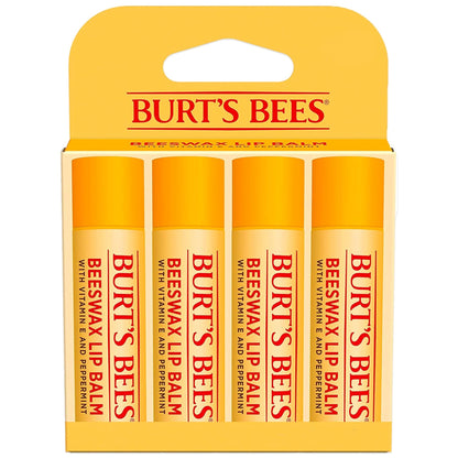 Burt's Bees Lip Balm - Original Beeswax, Lip Moisturizer With Responsibly Sourced Beeswax - Maple Wellness Supplements