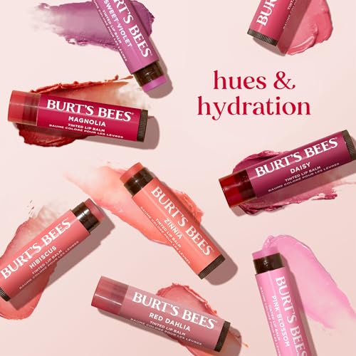 Burt's Bees Lip Tint Balm with Long Lasting 2 in 1 Duo Tinted Balm Formula, Color Infused with Deeply Hydrating Shea Butter - Maple Wellness Supplements