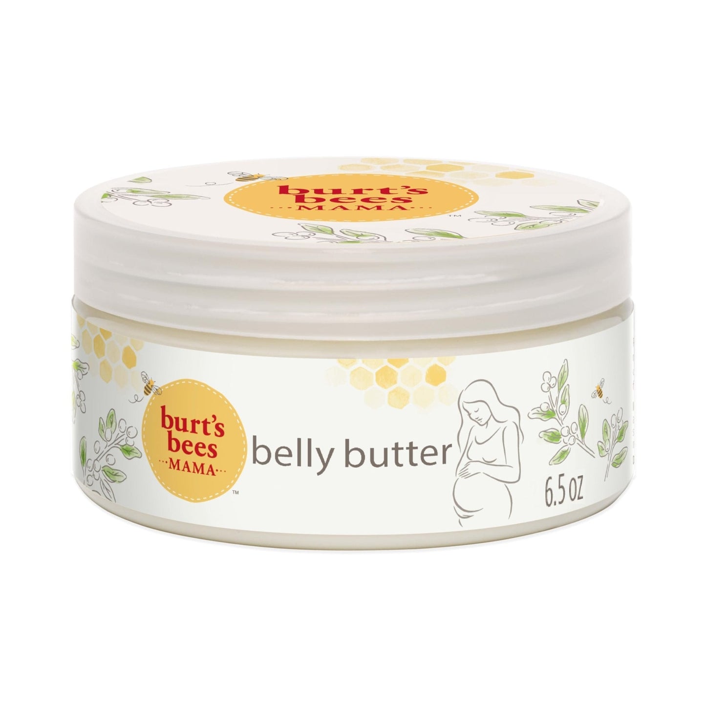 Burt's Bees Mama Belly Butter Stretch Mark Cream for Pregnancy Massages Body & Reduces Scar Appearance, Prenatal & Postnatal Tummy Skin Care - Maple Wellness Supplements