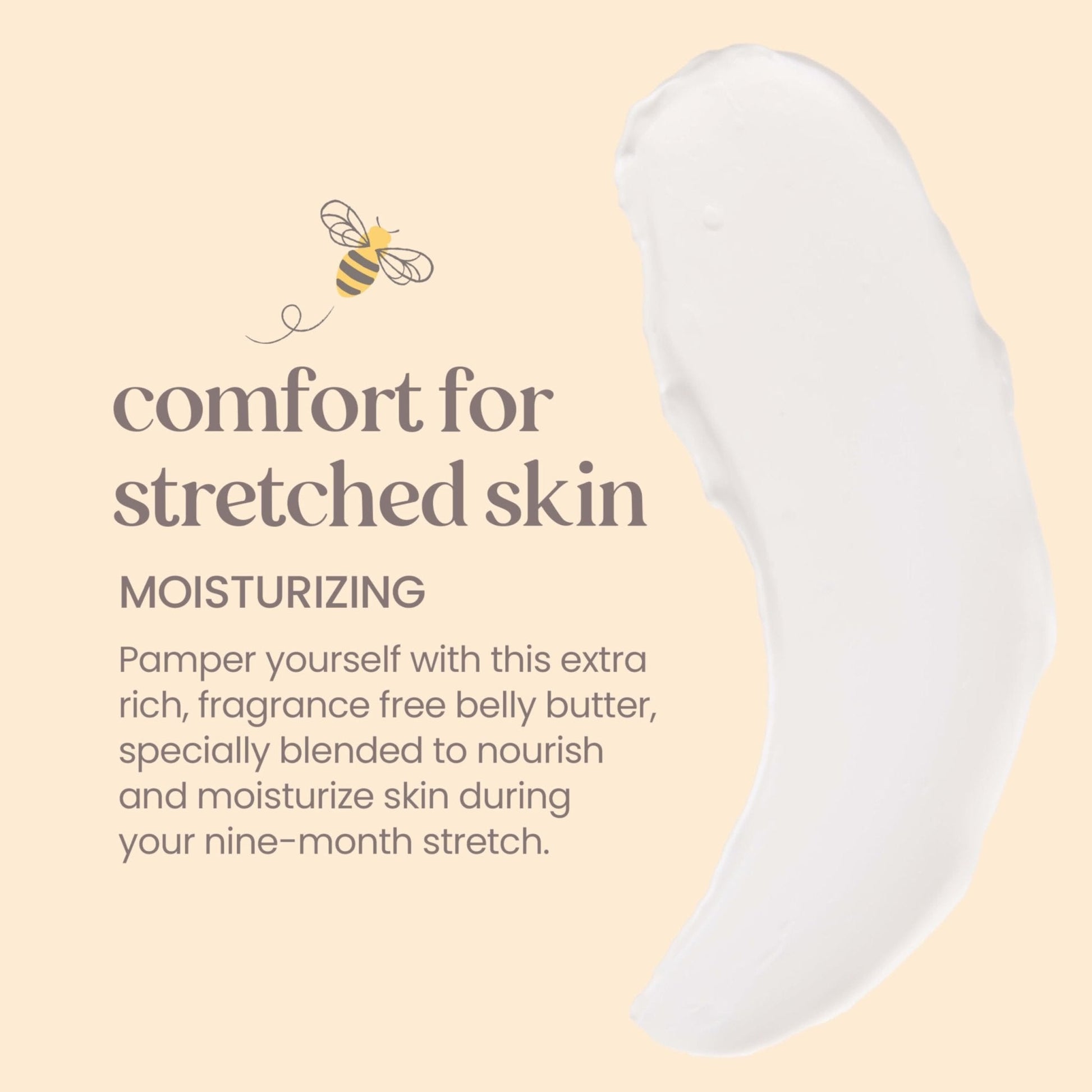 Burt's Bees Mama Belly Butter Stretch Mark Cream for Pregnancy Massages Body & Reduces Scar Appearance, Prenatal & Postnatal Tummy Skin Care - Maple Wellness Supplements