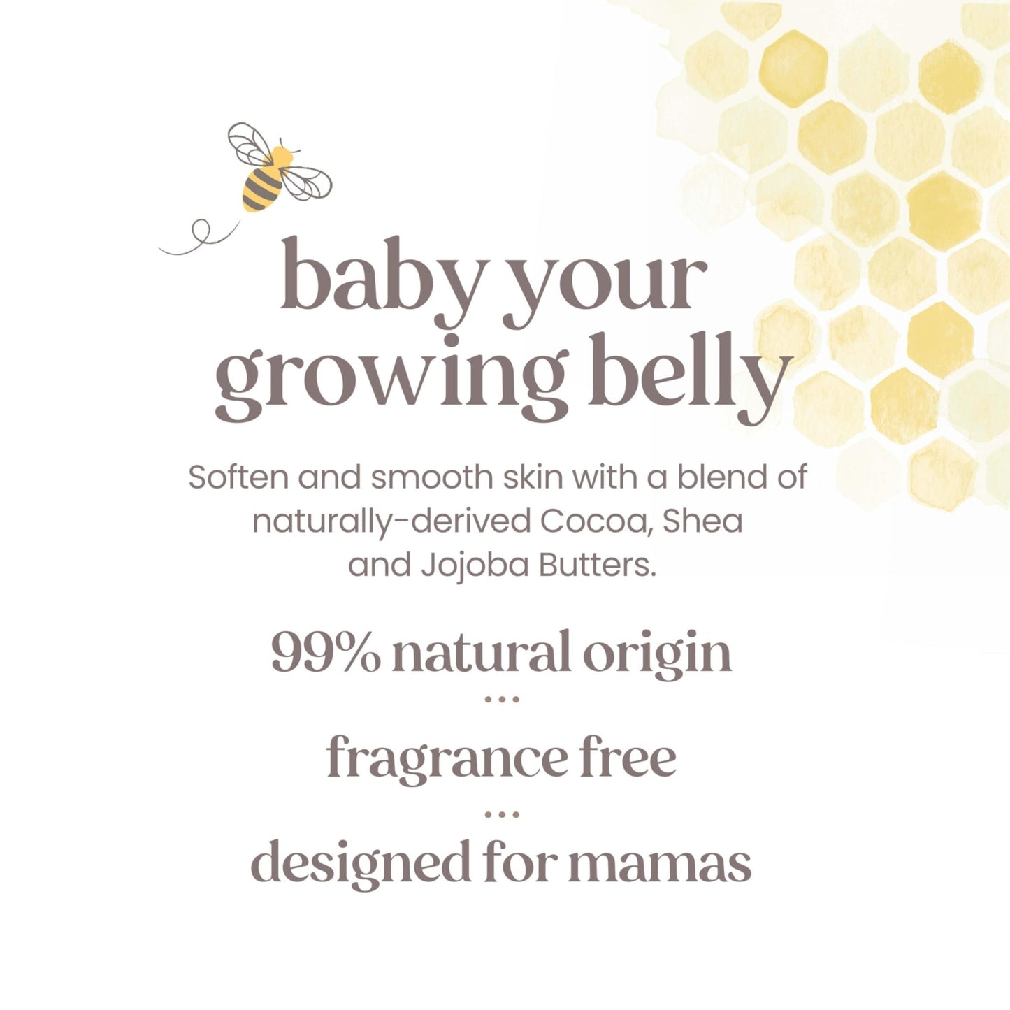Burt's Bees Mama Belly Butter Stretch Mark Cream for Pregnancy Massages Body & Reduces Scar Appearance, Prenatal & Postnatal Tummy Skin Care - Maple Wellness Supplements