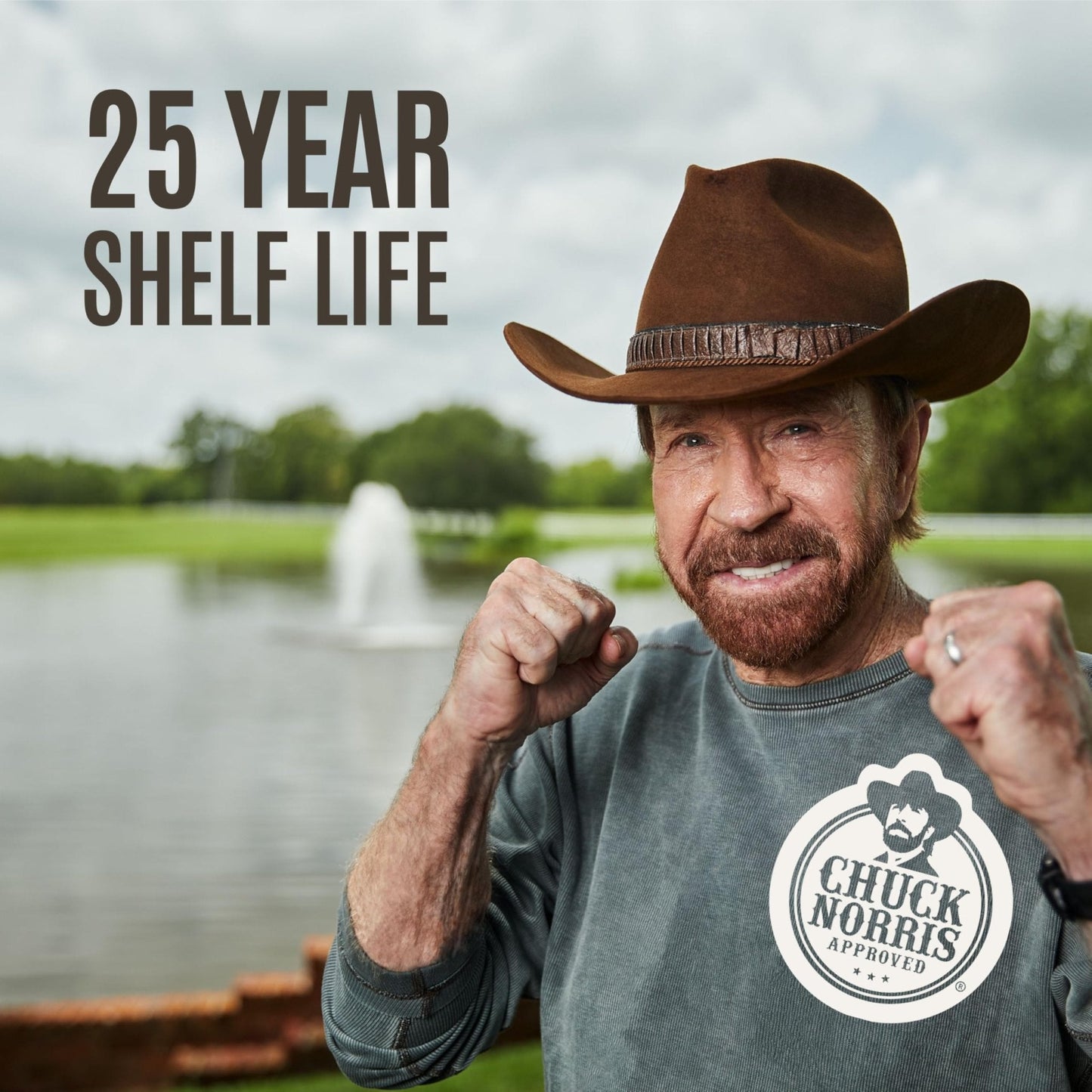 by Chuck Norris Roundhouse Provisions 3 Day, 26 servings Emergency Meal Kit, Grab-and-Go, Premade, Disaster Prep, Hiking, Survival, Adventure, Camping Food, 25 Year Shelf Life. - Maple Wellness Supplements