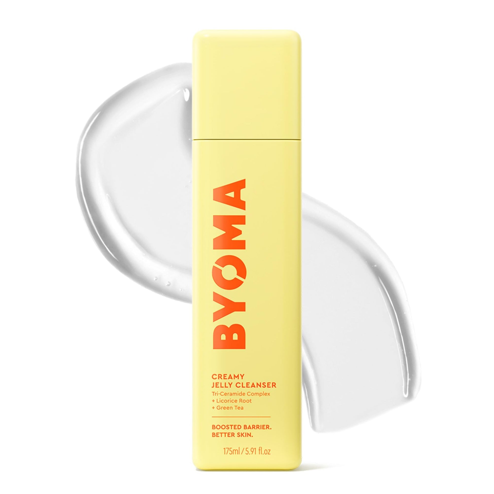 BYOMA Creamy Jelly Cleanser - Hydrating Facial Cleanser for Skin Barrier Repair -Tri-Ceramide Face Wash for Sensitive Skin & All Skin Types - Maple Wellness Supplements