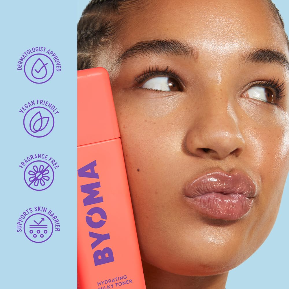 BYOMA Hydrating Milky Toner - Dewy, Ultra Hydrating Toner for Face - Soothes Skin, Locks in Moisture - Maple Wellness Supplements