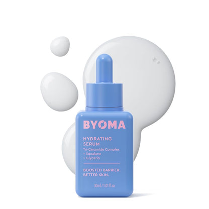 BYOMA Hydrating Serum - Moisturizing Facial Serum with Squalane, Glycerin & Ceramides - Maple Wellness Supplements