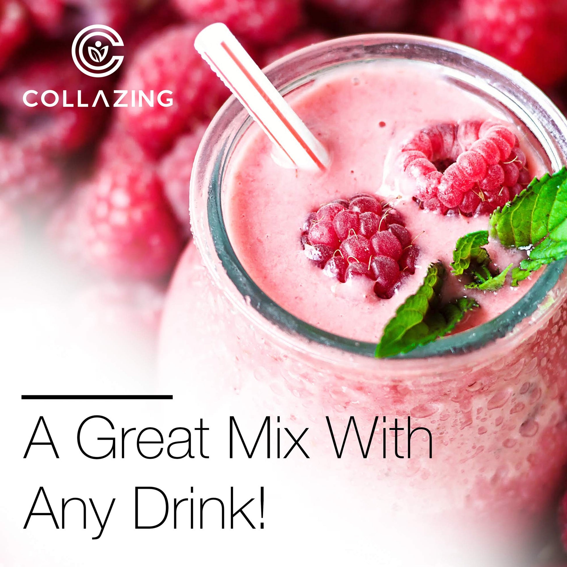 C COLLAZING - Alaskan Wild-Caught Marine Collagen Peptides with Hyaluronic Acid & Vitamin C - Supports Skin, Hair, Nails, Joints & Bones - Type 1 & 3 Collagen - Maple Wellness Supplements