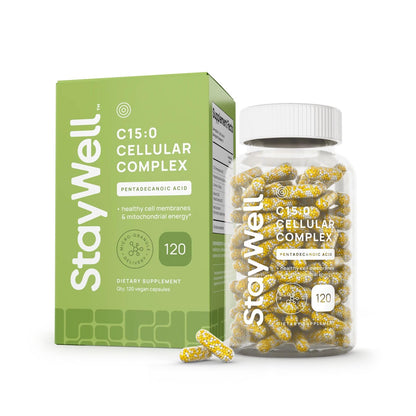 C15:0 Pentadecanoic Acid Supplement | Longevity, Cellular & Membrane Support, Micro-Granule Enhanced Absorption, Phosphatidylcholine, L-Carnitine, - Maple Wellness Supplements