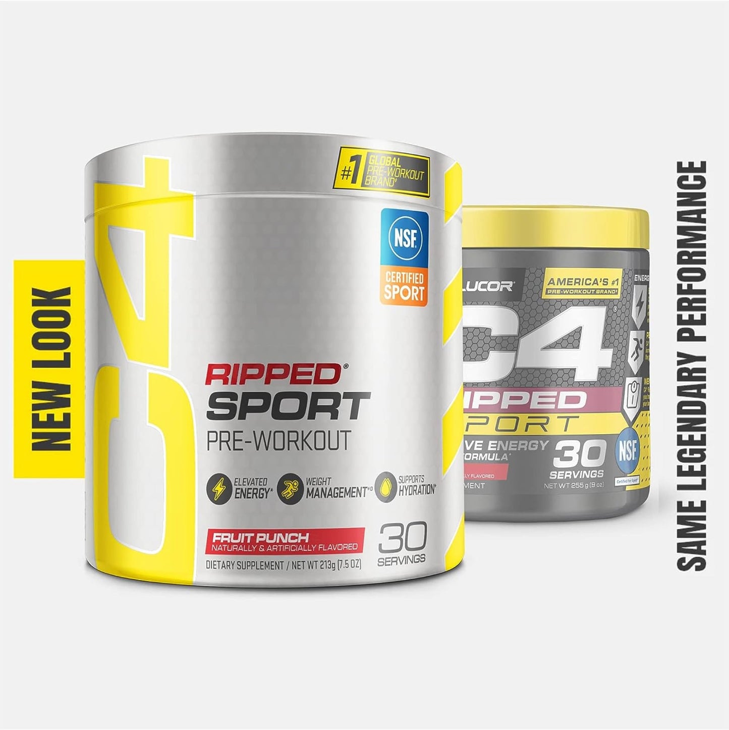 C4 Ripped Sport Pre Workout Powder Fruit Punch - NSF Certified for Sport + Sugar Free - Maple Wellness Supplements