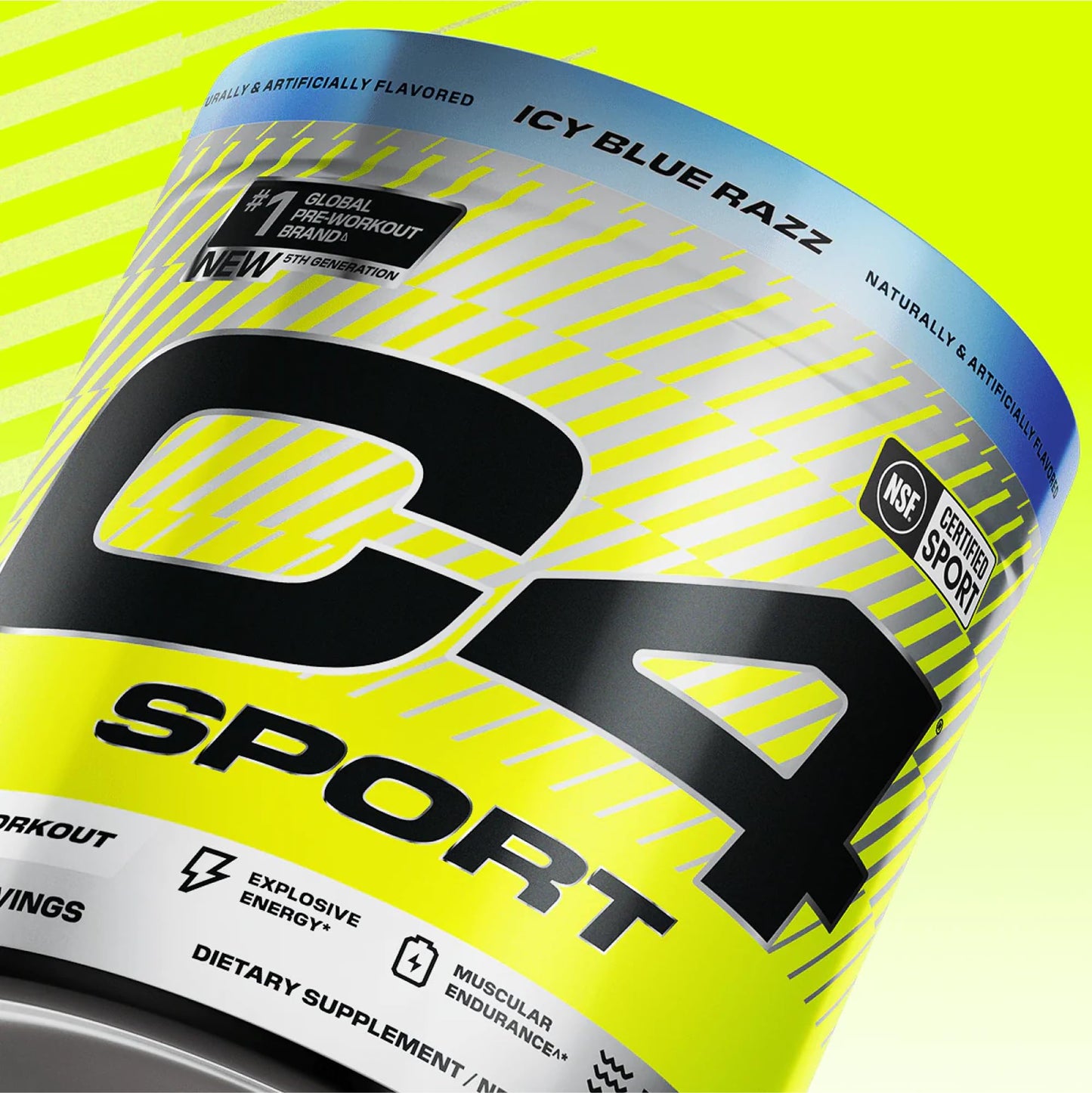 C4 Sport Pre Workout Powder - NSF Certified for Sport - Elite Hydration - 200mg Caffeine + Creatine + Beta-Alanine - Electrolytes and Energy Supplement - Maple Wellness Supplements