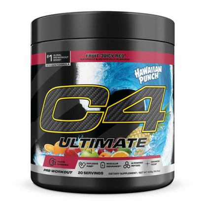 C4 Ultimate Pre Workout Powder - Sugar Free Preworkout Energy Supplement for Men & Women - 300mg Caffeine + TeaCrine + Dynamine + Creatine - Maple Wellness Supplements