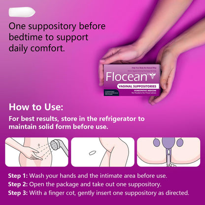 Calendula Vaginal Suppositories for Women - Herbal Alternative to Boric Acid Suppositories, Supports pH Balance, Odor Control & Itching Relief, Paraben-Free & Preservative-Free, 12 Count - Maple Wellness Supplements