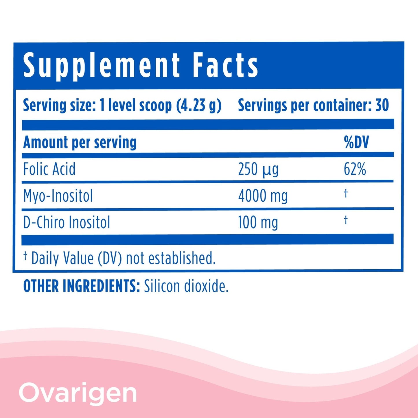 CalmCo Ovarigen Myo-Inositol & D-Chiro Inositol Supplement for Women – 40:1 Inositol Powder with Folic Acid, Fertility Supplements for PCOS, Hormone Balance and Ovarian Support (30 Servings) - Maple Wellness Supplements