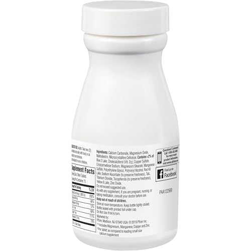 Caltrate Minis 600 Plus D3 Plus Minerals Calcium and Vitamin D Supplement Tablets, Bone Health and Mineral Supplement for Adults - 150 Count - Maple Wellness Supplements