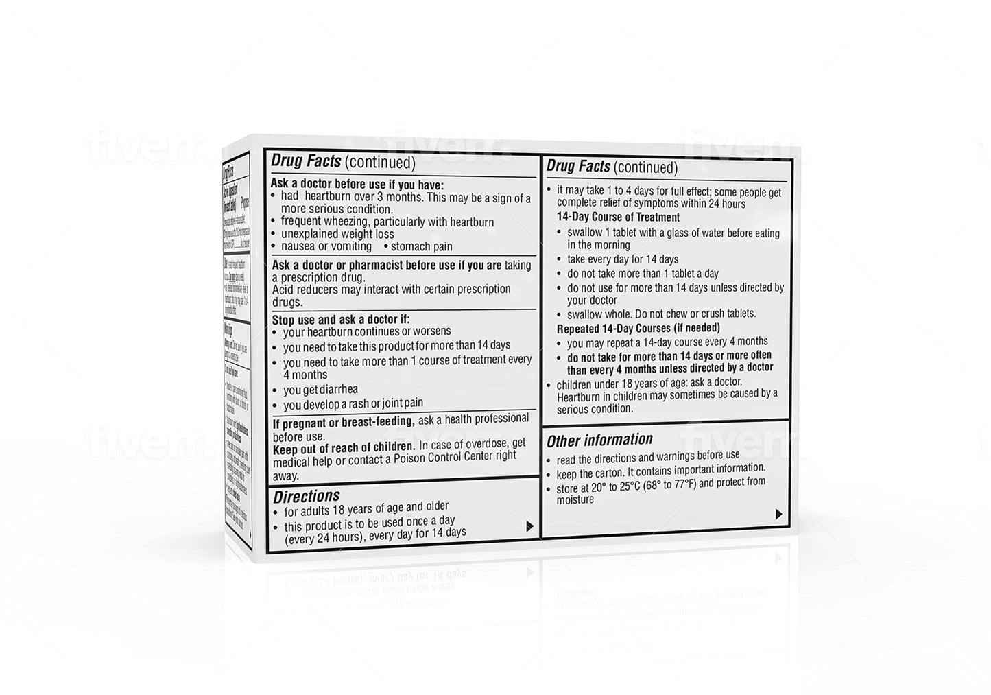 Camber Omeprazole 20mg Delayed-Release Tablets, Heartburn and Acid Reducer Reflux Medicine (42 Count) - Maple Wellness Supplements