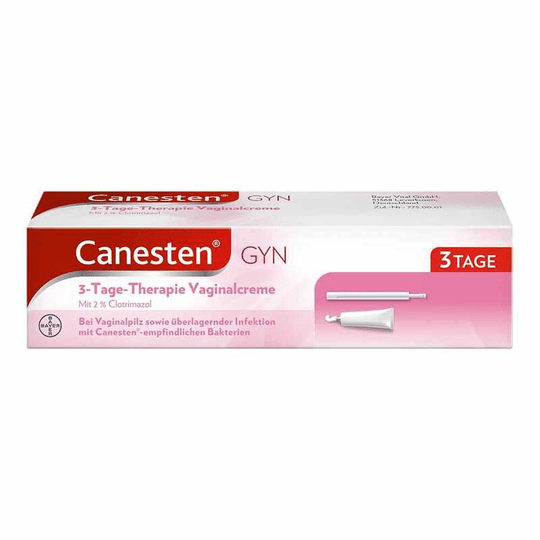 Canesten® GYN 3-day therapy vaginal cream , 20 g - Maple Wellness Supplements