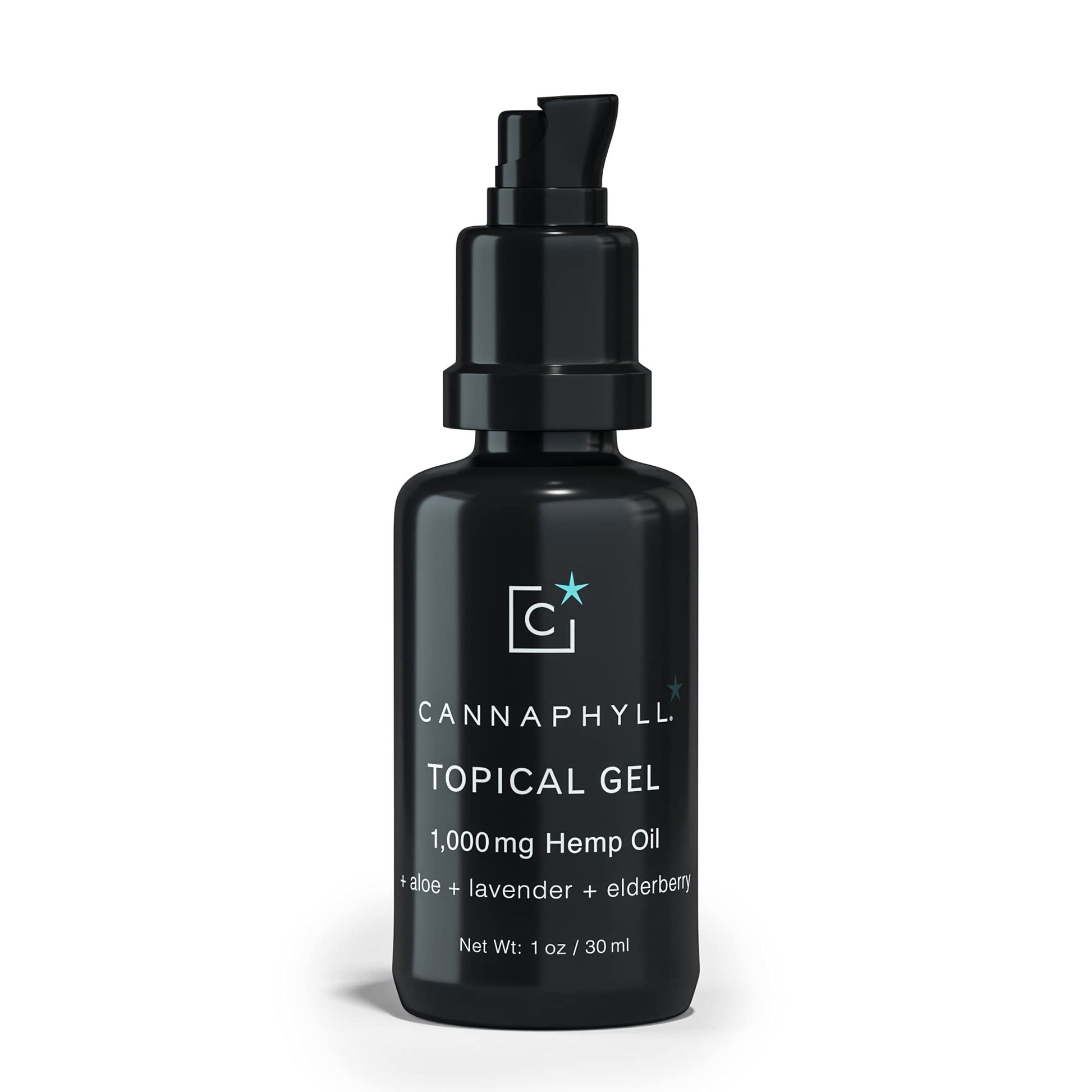 CANNAPHYLL Topical Organic Natural Hemp Gel (1 oz) for Skin, Back, Shoulder, Muscle, Nerves, and Joints, Tattoo Aftercare Made with Lavender, Neroli, Marjoram, and Cedarwood - Maple Wellness Supplements