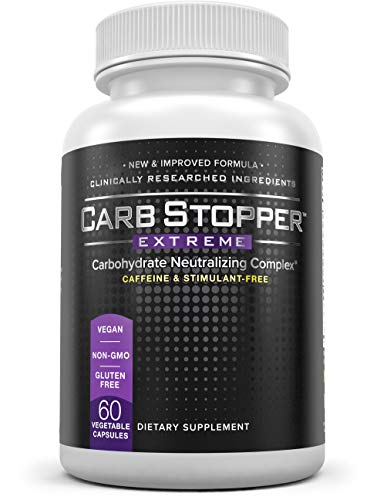 Carb Stopper Extreme (3 Bottles Maximum Strength, Natural Carbohydrate and Starch - Maple Wellness Supplements