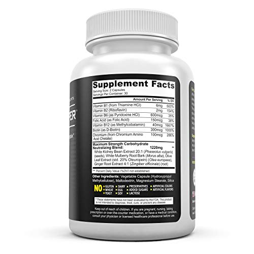 Carb Stopper Extreme: Maximum Strength, Natural Carbohydrate and Starch Neutralizer - Maple Wellness Supplements