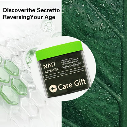 CARE GIFT NAD Supplement, NAD Nicotinamide Riboside Resveratrol 900mg - Liposomal NAD Supplements for Women & Men,NMNH Supplement Alternative for Energy, Focus, Anti-Aging (1 Pack) - Maple Wellness Supplements