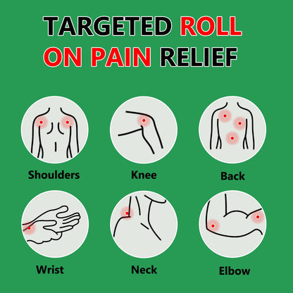 CARELIVING Roll On Pain Relief for Knee, Neck, Joint, Shoulder, Arthritis Pain Reliever, Sore Muscle Relief, Roll On Menthol Gel 2.5 Fl Oz (Pack of 2) - Maple Wellness Supplements