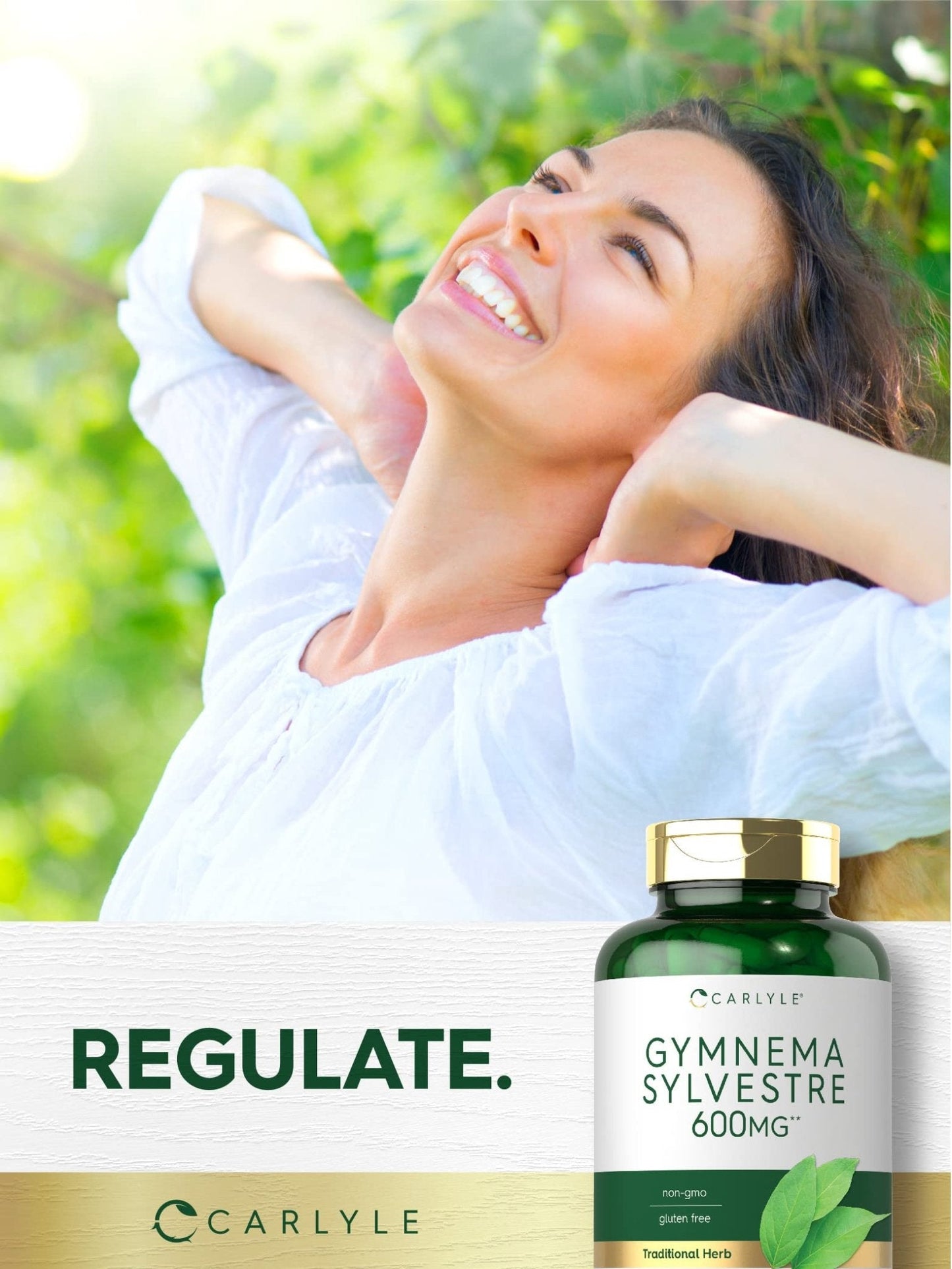 Carlyle Gymnema Sylvestre Capsules | 200 Count | Non-GMO and Gluten Free Supplement - Maple Wellness Supplements