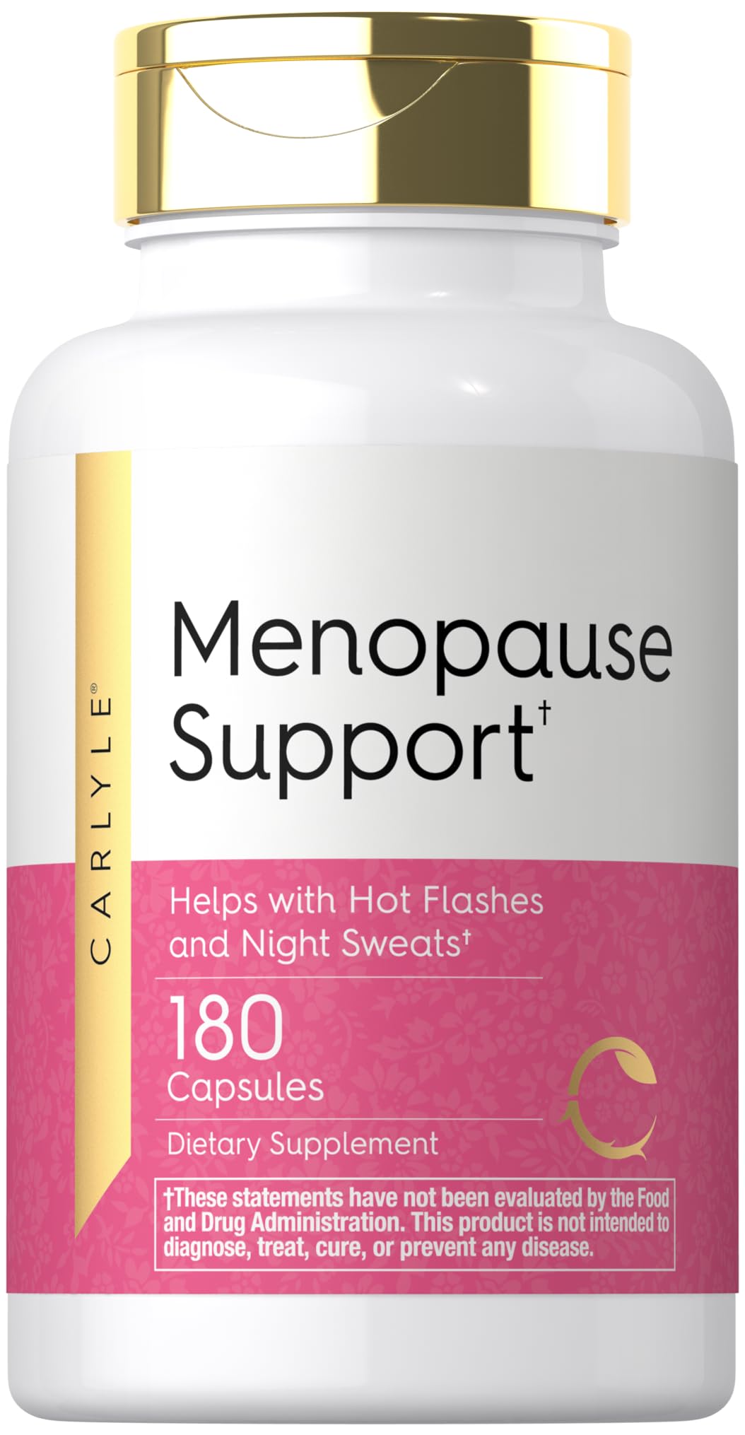 Carlyle Menopause Supplement for Women | 180 Capsules | Helps with Hot Flashes and Night Sweats | Non-GMO, Gluten Free Menopause Support - Maple Wellness Supplements