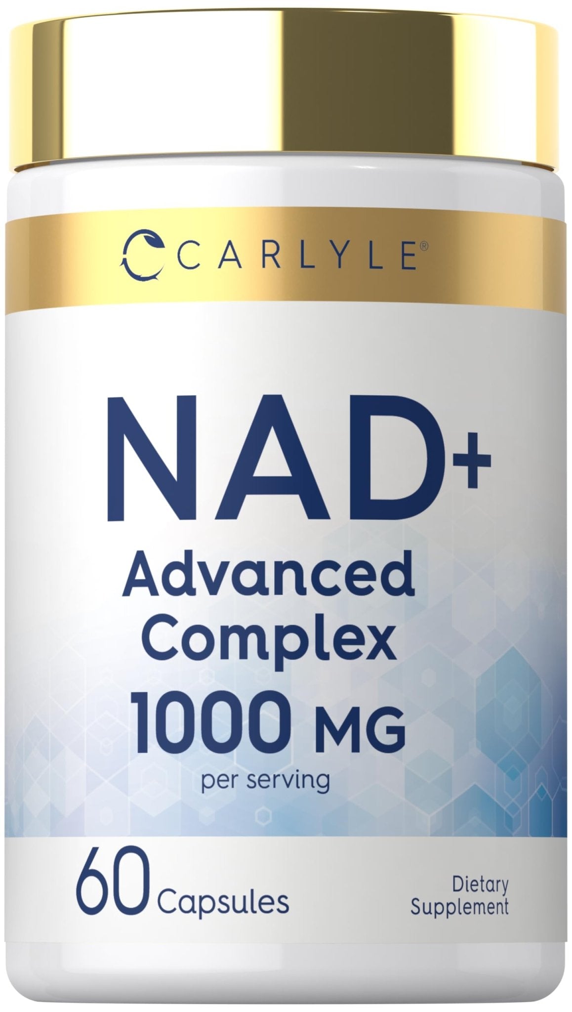 Carlyle NAD+ Supplement for Women & Men | 1000 mg | 60 Capsules | Advanced Complex with Resveratrol and Collagen | Non-GMO & Gluten Free - Maple Wellness Supplements