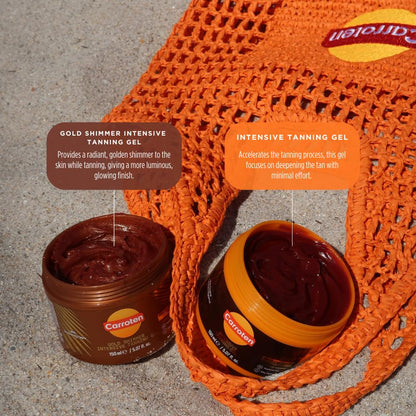 Carroten Intensive Tanning Gel | Browning Tan Accelerator | Non-Greasy, Water-Resistant with Carrot and Coconut Oil - Maple Wellness Supplements