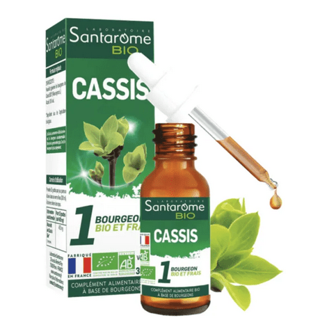 Cassis BIO Macérat de bourgeons Flacon 30 ml SANTAROME - Maple Wellness Supplements